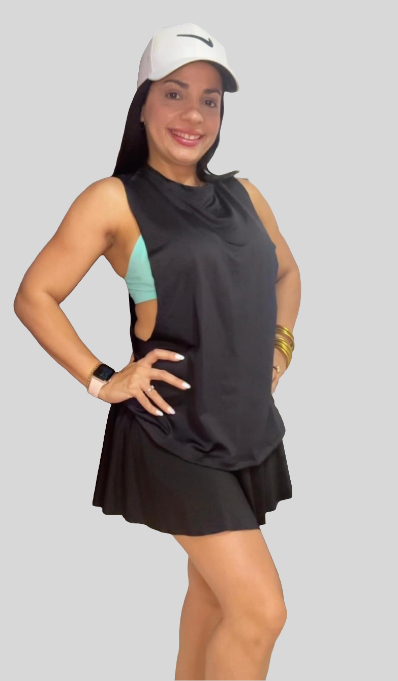 Camiseta esqueleto larga