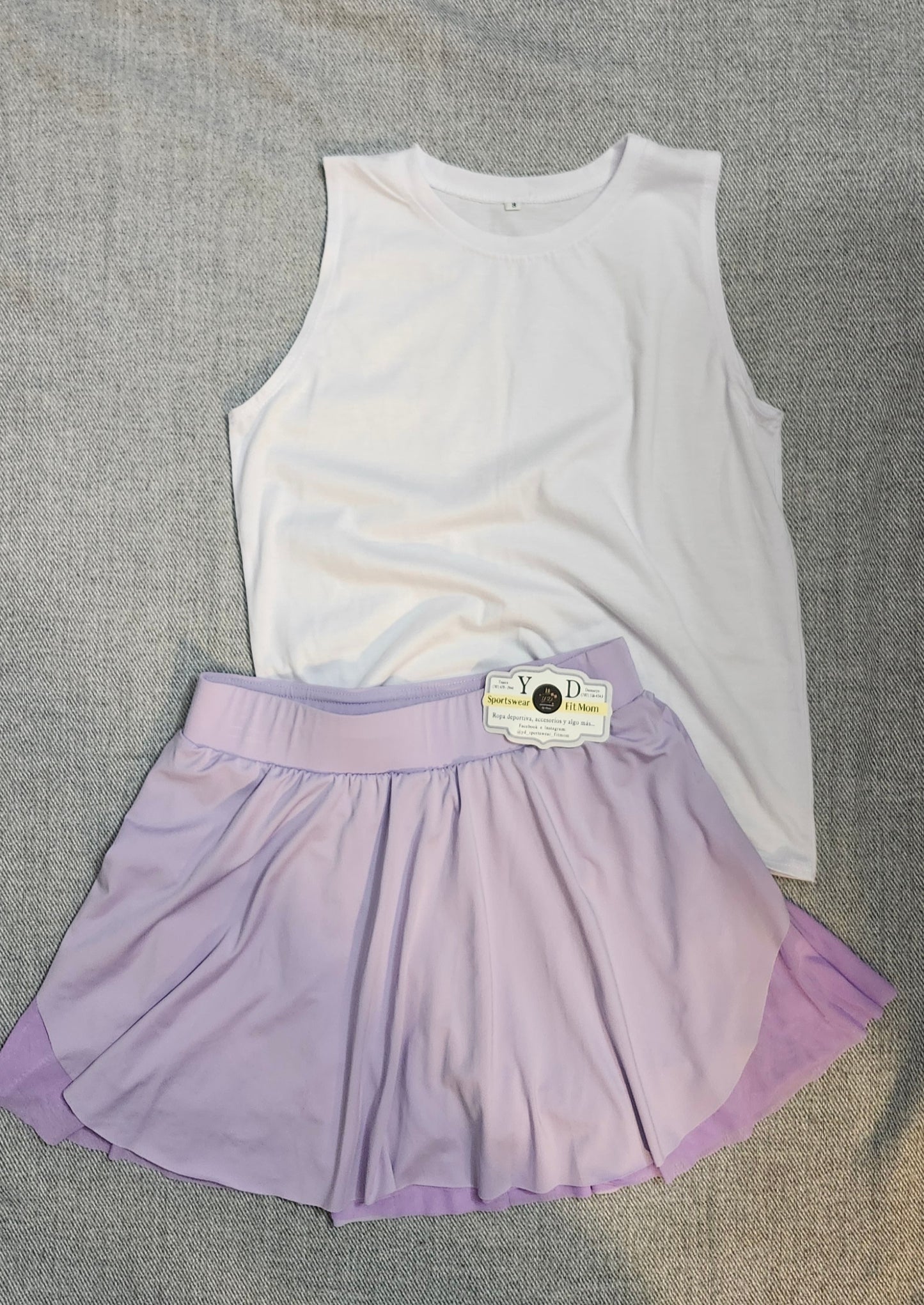 Falda Deportiva con pantalón integrado.