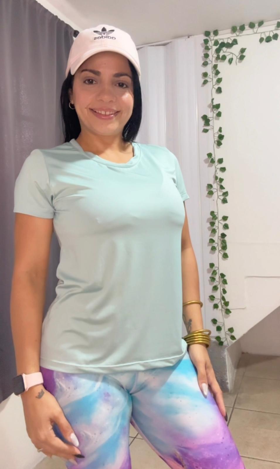 Camiseta Deportiva/ manga corta (varios colores)