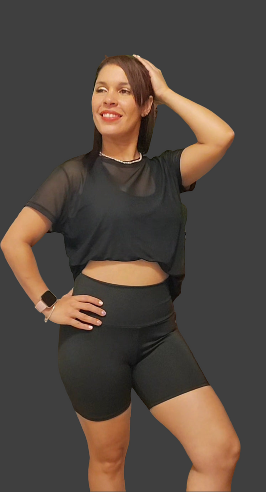 Camiseta de malla.