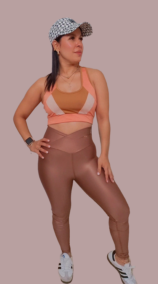 Legging fruncido