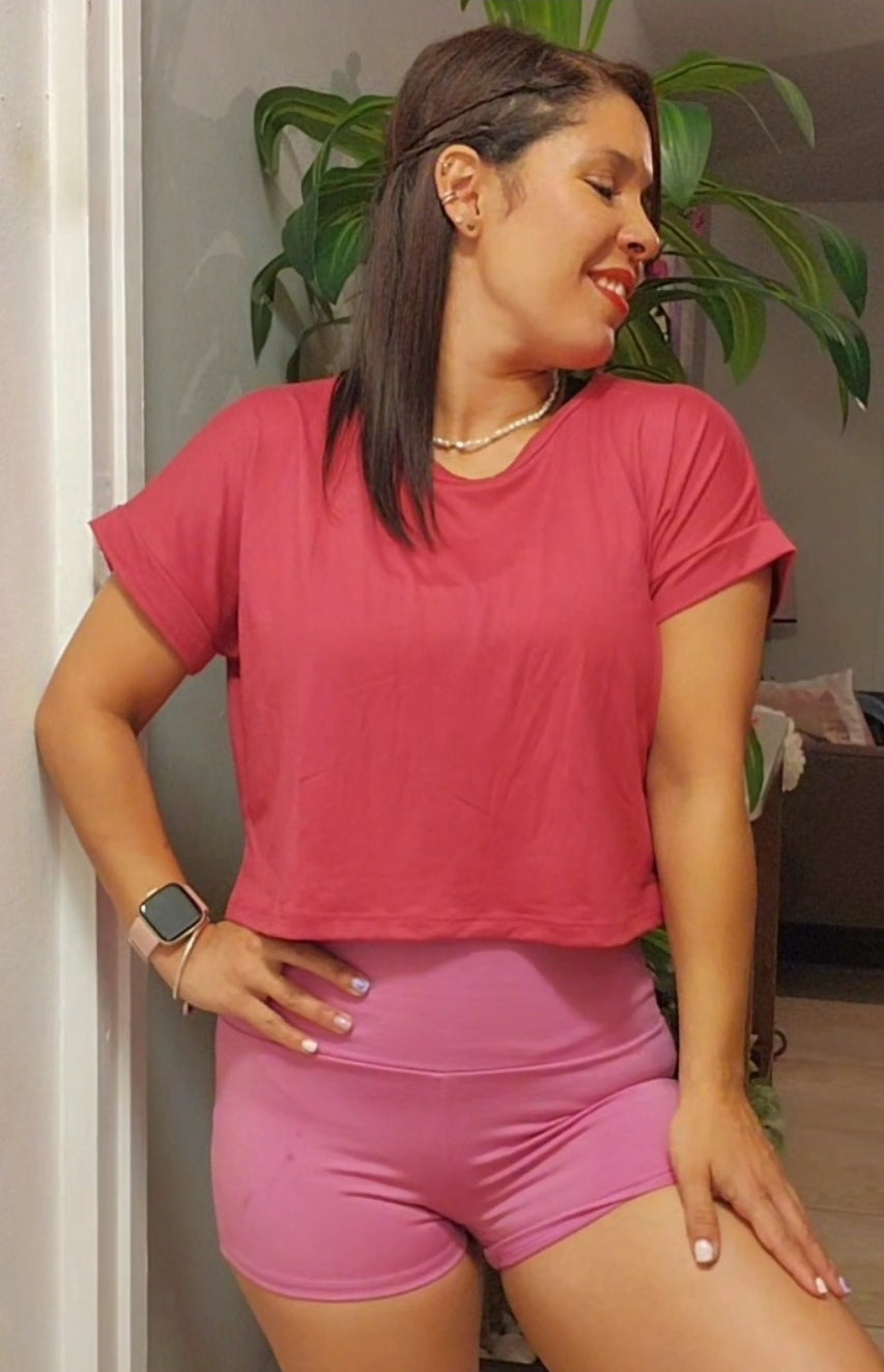 Camiseta croptop