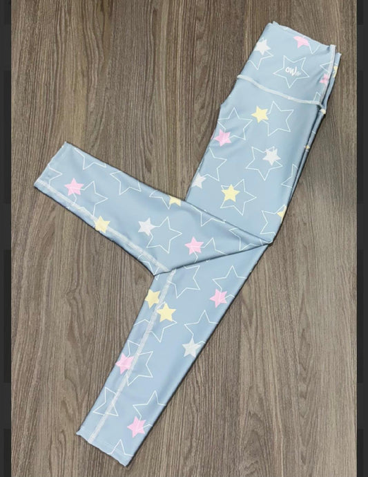 Leggings metalizado.